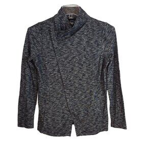 G.H.BASS & CO Women Top Long Sleeve Jordan Zip Closure Medium